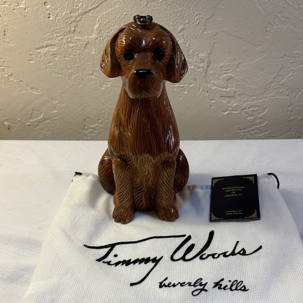 Timmy Woods Brown Lab/Retriever Dog Handbag